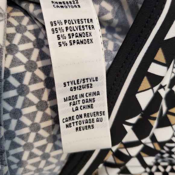 Max Studio Mixed Print Dress - Picture 4 of 9